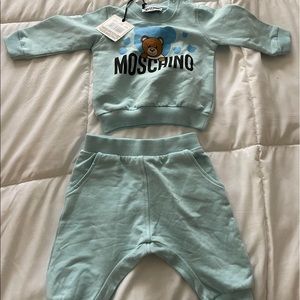 Moschino Blue Long sleeve set